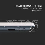 LED Влагозащитено тяло X-Серия 1200mm 36W 6500K 120LM/W Сензор