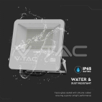 100W LED Прожектор SAMSUNG ЧИП SMD Черно Тяло 6400К