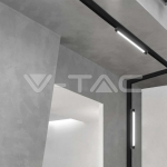 10W LED Магнитен Линеен Осветител 6400K Черно Тяло