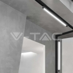 18W LED Магнитен Линеен Осветител 4000K Черно Тяло