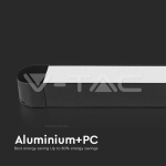 18W LED Магнитен Линеен Осветител 3000K Черно Тяло