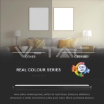 22W LED Магнитен Линеен Осветител 3000K Черно Тяло