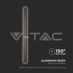 10W LED Линейна Стенна Лампа 510x60x50мм 4000K Черно Тяло IP54