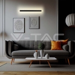 20W LED Линейна Стенна Лампа 1010x60x50мм 4000K Антрацит IP54