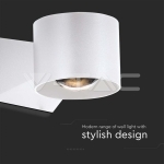 6W Стенна Лампа 4000K Бяло Тяло IP65