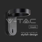 5W Стенна Лампа 3000K+4000K Черно Тяло IP65