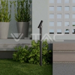 2x2.6W Наземен Спот 1м. Черен 3000К IP44