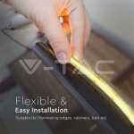 LED Лента SMD 2835 COB Двойно PCB 8мм 3 в 1 18W/м.