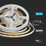 LED Лента SMD 2835 COB Двойно PCB 8мм 3 в 1 18W/м.