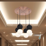 Основа Стомана D300*H25mm 5 Отвора Червена Мед