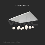 Основа Стомана 800*600*H20mm Бял Мат