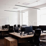 40W LED Линейно Тяло Черно Тяло 4000K