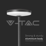 12W LED Градинско Колче D150xH800 3000K Антрацит IP65