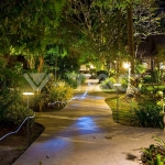 12W LED Градинско Колче D150xH800 3000K Антрацит IP65