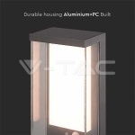 1W Градински Аплик Сив 3000К IP65