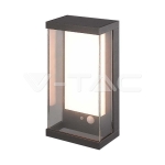 1W Градински Аплик Сив 3000К IP65