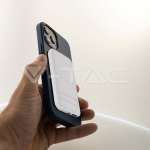 10000mah Магнитна Безжична Външна Батерия с Метален Ринг Бяло