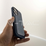 10000mah Магнитна Безжична Външна Батерия с Метален Ринг Сиво