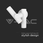 2x2.6W Стенен Спот Бял 4000К IP44