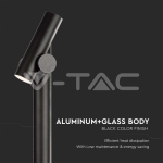 2x2.6W Наземен Спот 1м. Черен 4000К IP44