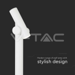 2x2.6W Наземен Спот 1м. Бял 4000К IP44