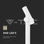 2x2.6W Наземен Спот 1м. Бял 4000К IP44