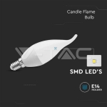 LED Крушка 4W E14 Кендъл Пламък 2700K