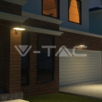 15W LED Соларна Стенна Лампа LiFePO4 Батерия 3.2V 6000mA CCT: 6000K+4000K Черна