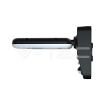 15W LED Соларна Стенна Лампа LiFePO4 Батерия 3.2V 6000mA CCT: 6000K+4000K Черна