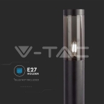 Градинска Наземна Лампа E27 Черно Тяло IP44