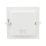 18W LED Backlit Панел Квадрат 4000К