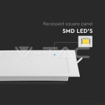 24W LED Premium Панел Квадрат 6500K