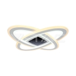 130W LED Осветител За Таван (50*50*5CM) CCT: 3000K+6000K Димираща + Дистанционно