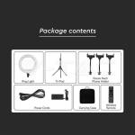 55W LED Ринг Държач за 3 Телефона 3200K-5500K