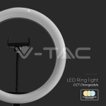 7W LED Ринг Държач за Телефон 3200K-5500K