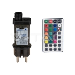 Градински Гирлянд с 15бр. 0.5W RGB Крушки 13м.