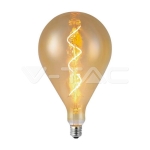 LED Крушка 4W Filament Спирала A160 2700K Амбър