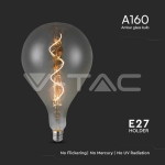 LED Крушка 4W Filament Спирала A160S 2700K Опушен