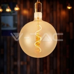 LED Крушка 4W Filament Спирала G200 2700K Амбър