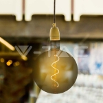 LED Крушка 4W Filament Спирала G200S 2700K Опушен