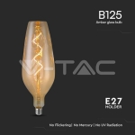 LED Крушка 4W Filament Спирала B125 2700K Амбър