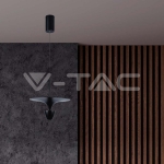 9W LED Висяща Лампа (30*320*100CM) Черно Тяло 4000K