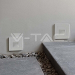 3W LED Осветител За Стъпала Бял Квадрат 3000K