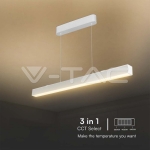 40W LED Linear Hanging Suspension Light : Up & Down System 3IN1 White Body
