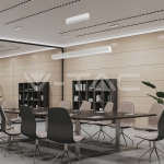 40W LED Linear Hanging Suspension Light : Up & Down System 3IN1 White Body