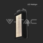 20W Стенна Лампа (W200*D50*H400мм) 3000K Черно Тяло IP65