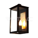 E14 Outdoor Lamp Holder (W200*D168*H350мм) Черно Тяло IP65