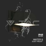 14W Стенна Лампа (L16*W16.5*H16.4мм) 3000K Черно Тяло IP65