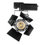 33W LED Прожектор Релсов Монтаж SAMSUNG Чип Черен 4000K