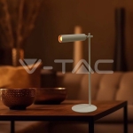 3W LED Магнитна Настолна Лампа 4000K Бяло Тяло